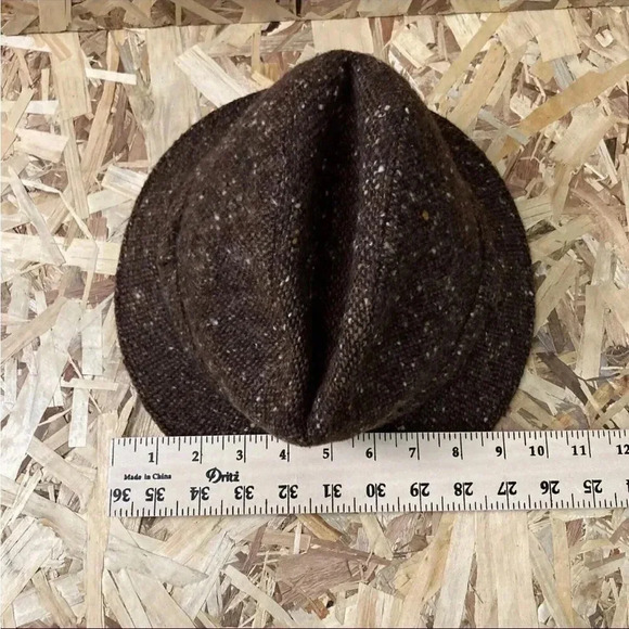 GREY TWEED FEDORA WALKING HAT - Picture 15 of 15